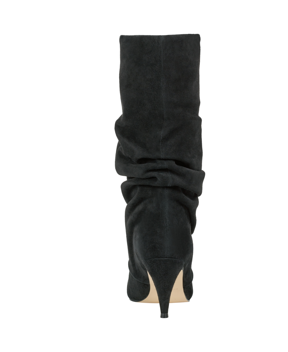 Marc Fisher Ltd Paityn Slouch Pointed Toe Boot In Black Suede