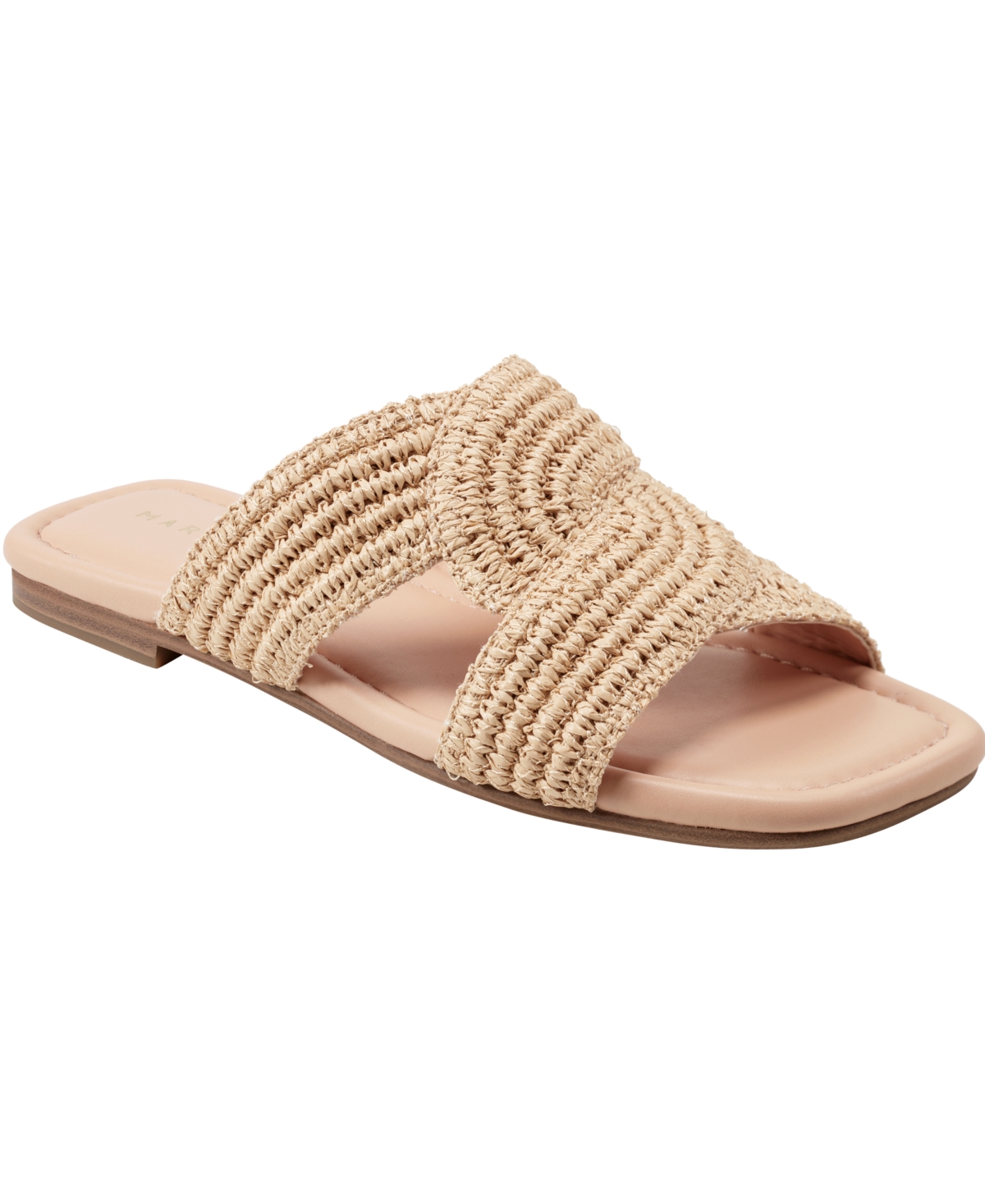 Marc Fisher Ltd Navie Slide Sandal In Medium Natural