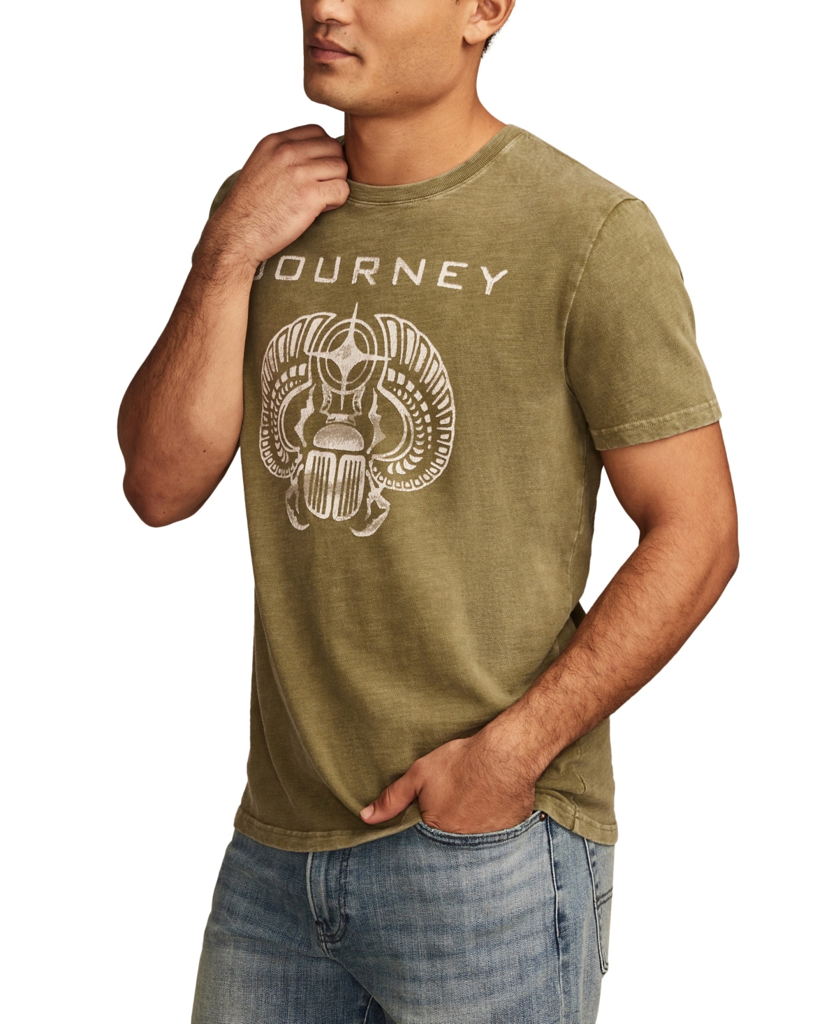 Lucky Brand Men's Journey Scarab Shirt