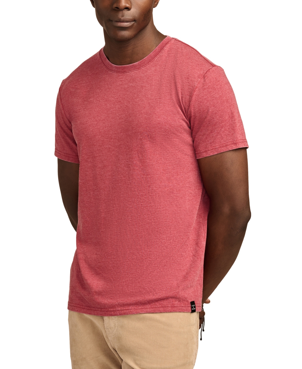 Lucky Brand Men's Classic Venice Burnout Crewneck T-Shirt