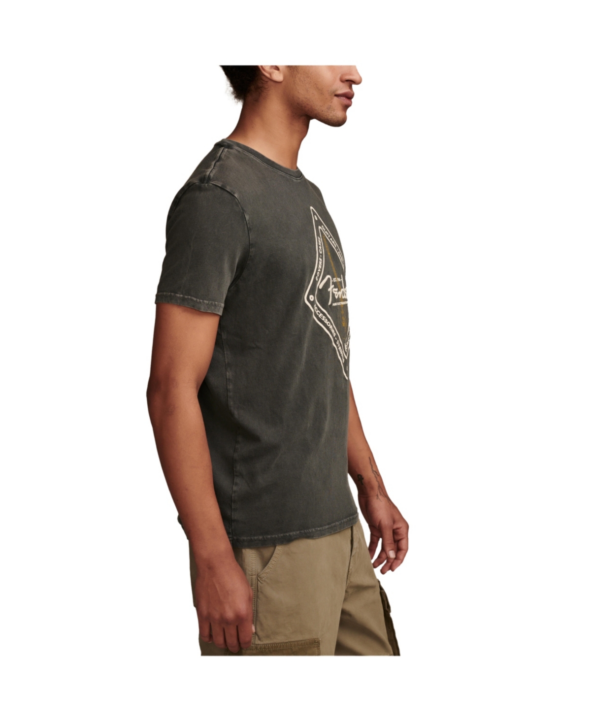Lucky Brand Men's Fender Diamond Tee