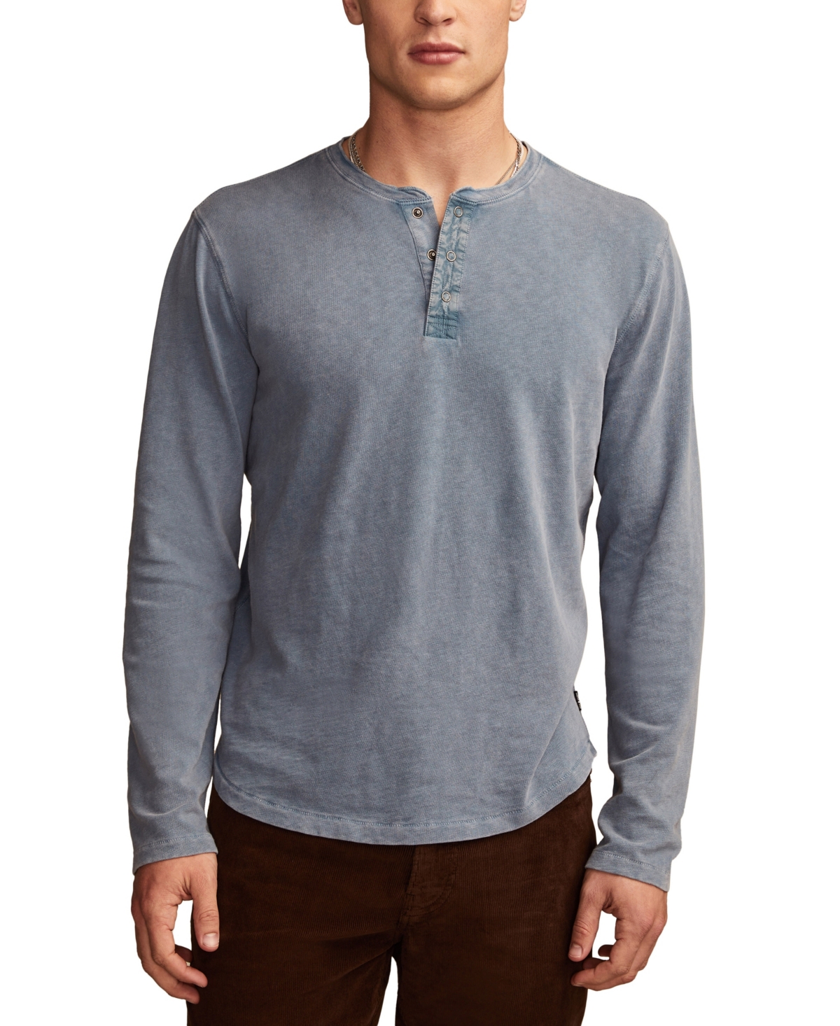 Lucky Brand Men's Weekend Slub Henley Shirt