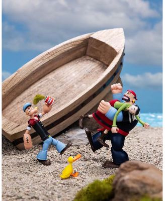 Boss Fight Studio Power Stars Bluto as Sindbad Action Figure – Retro Style Collectible Figurine from the Sailor Meets Sindbad the Sailor Color Animation with 7 Points of Articulation – 5” Scale