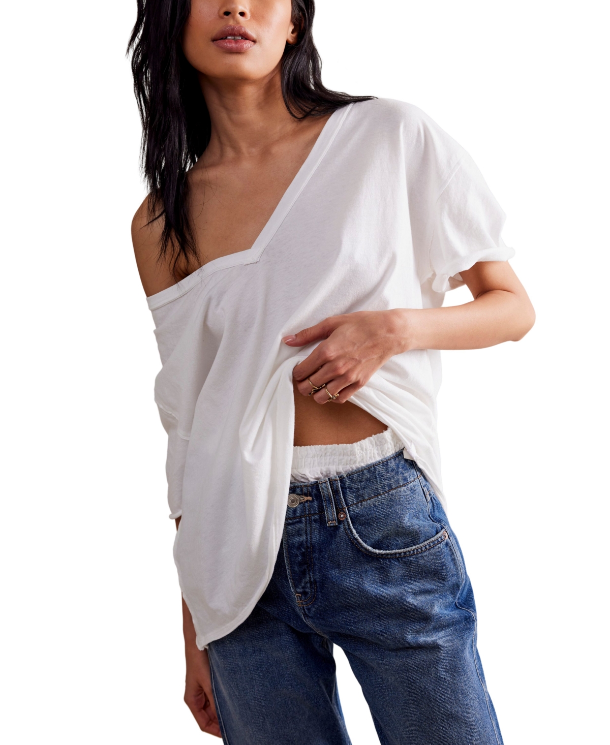 Free People Women's Nina V-Neck T-Shirt