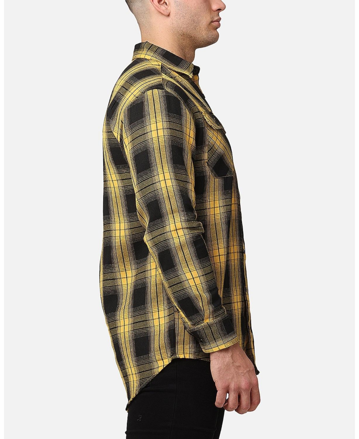 Men's Icon Flannel Shirt - Yellow/black