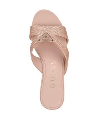 Women's Lonaa Rhinestone Cork Platform Wedge Sandals