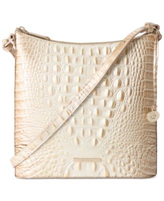 Katie Melbourne Embossed Leather Crossbody Bag