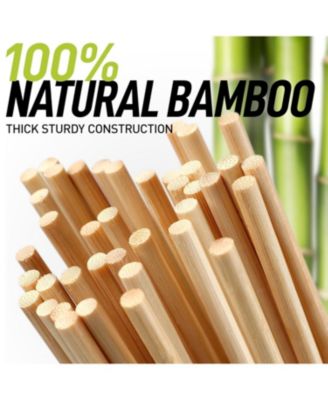 Bamboo Marshmallow Roasting Sticks 17.5 inch - 40 Pack