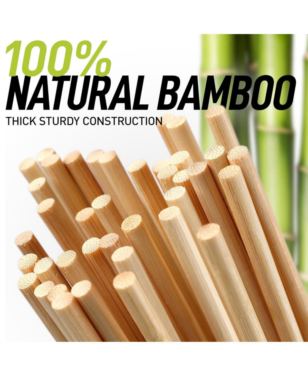 Zulay Kitchen Bamboo Marshmallow Roasting Sticks 17.5 inch - Pack