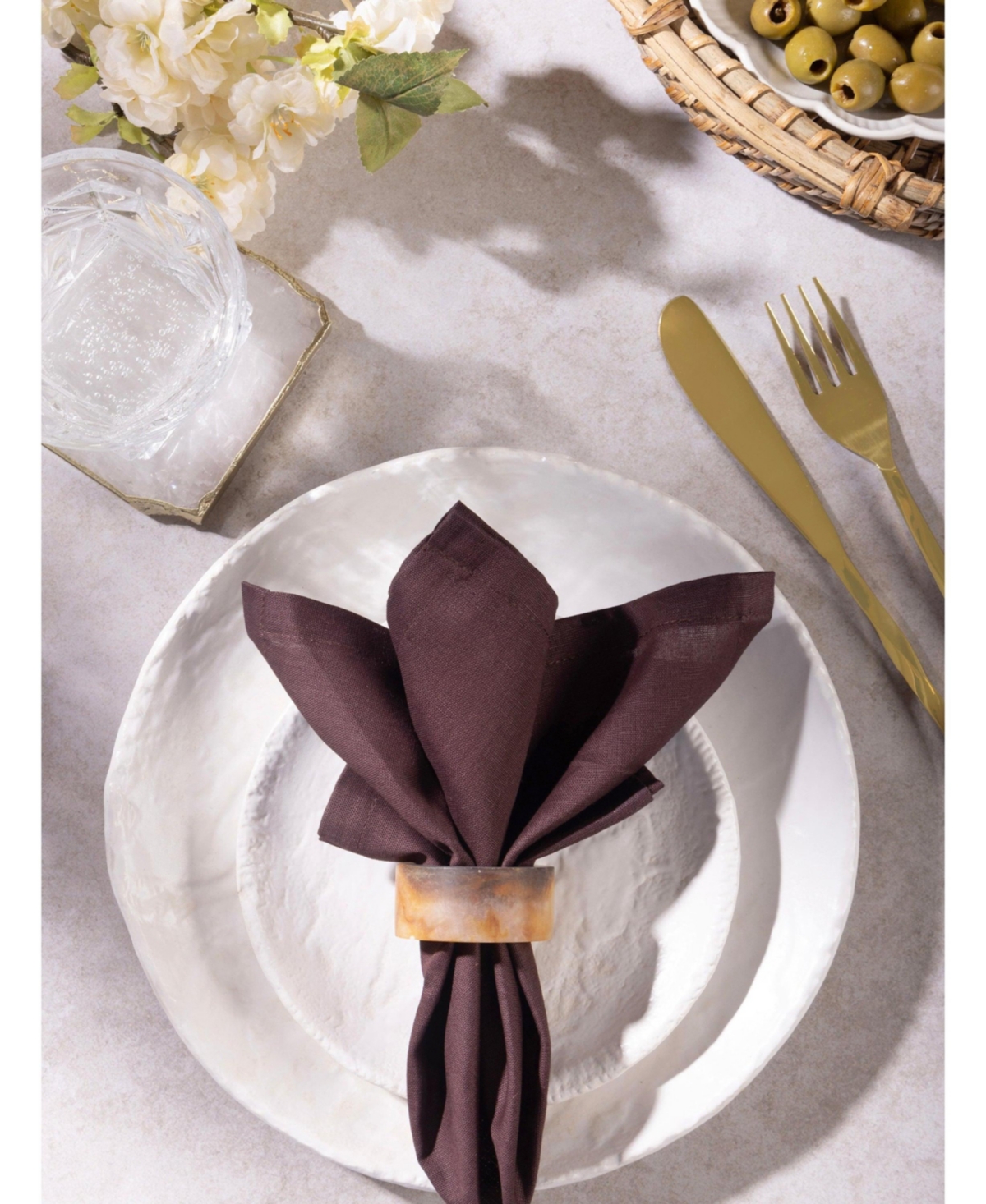 Gauri Kohli Kampai Napkin Rings - Set of