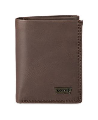 Levi's Men's RFID Genuine Leather Extra-Capacity Conrad Trifold