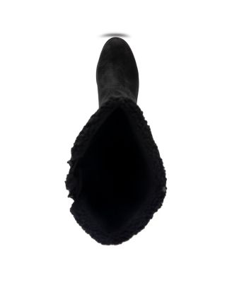 Women's Binocular Shearling Tall Wedge Boots