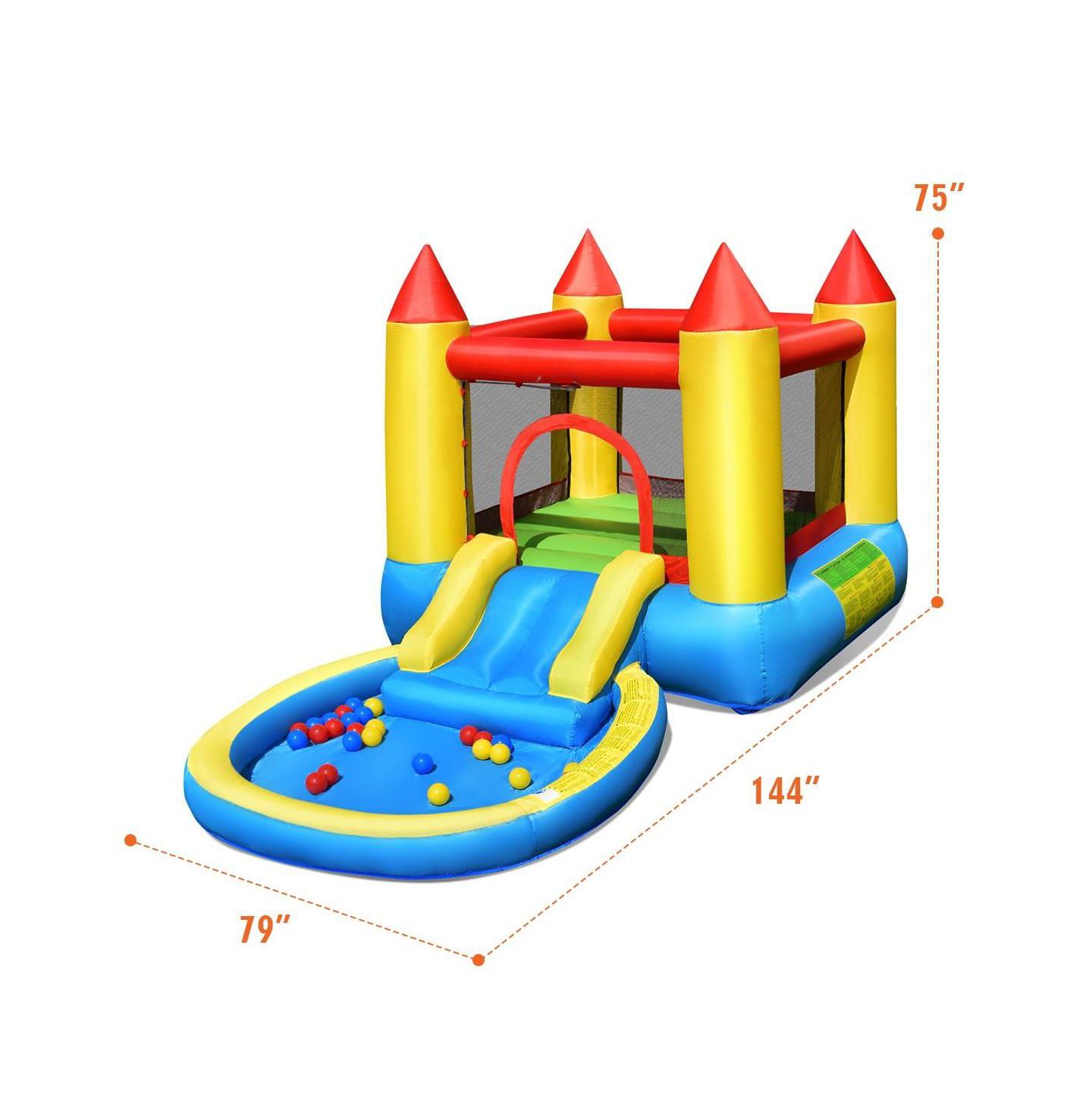 Детская игрушка GOUUN Inflatable Kids Slide Bounce House with 550w Blower — фото 5