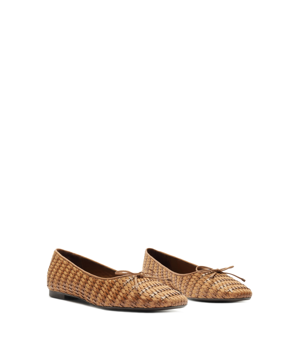 Shop Schutz Women's Arissa Straw Slip On Flats In Brown