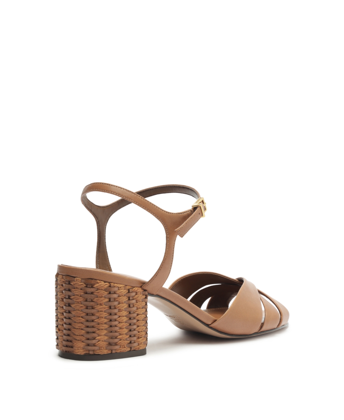 Schutz Women's Keefa Mid-Block Sandals