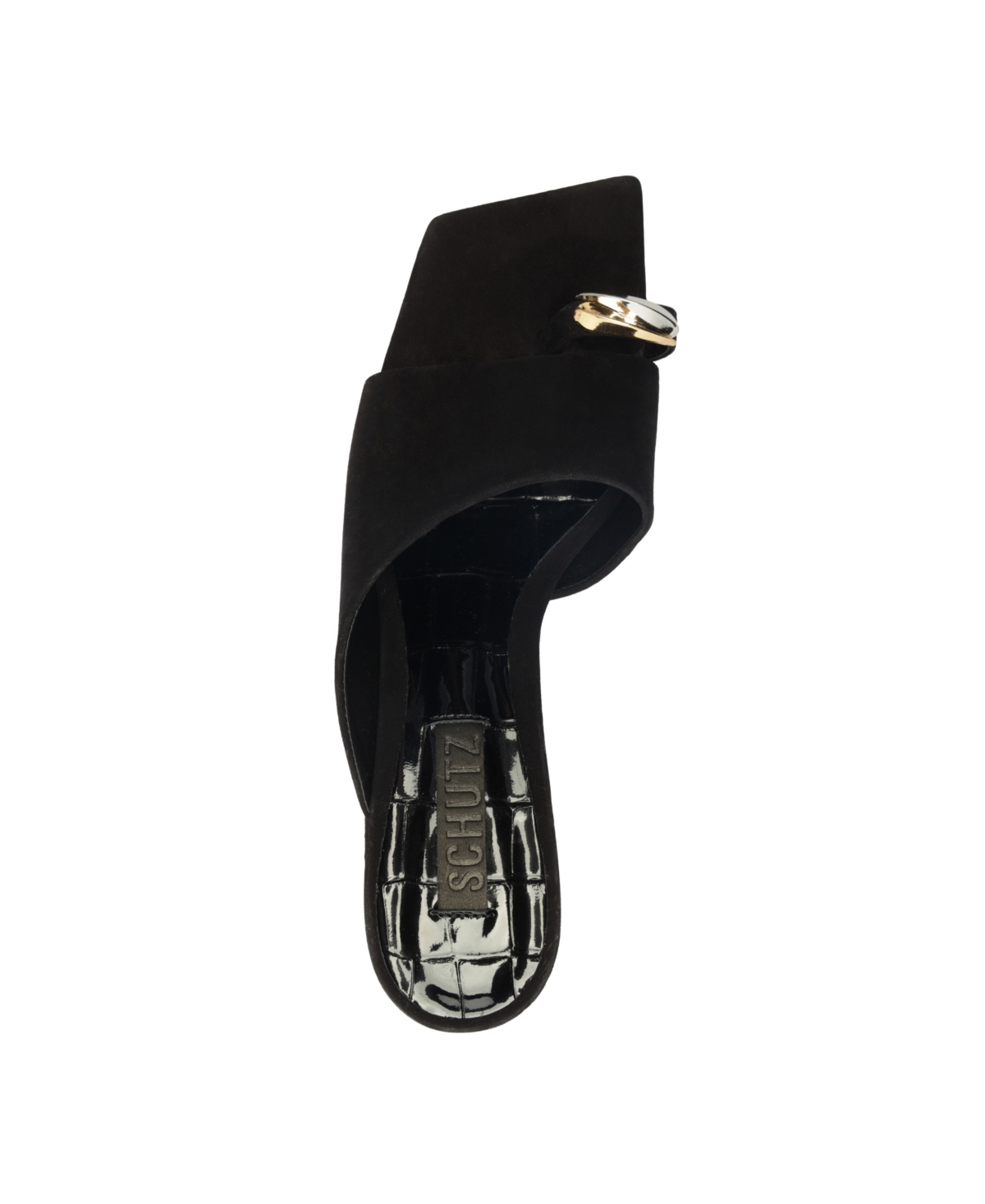 SCHUTZ WOMEN'S JODIE MID-BLOCK HEEL SANDALS 