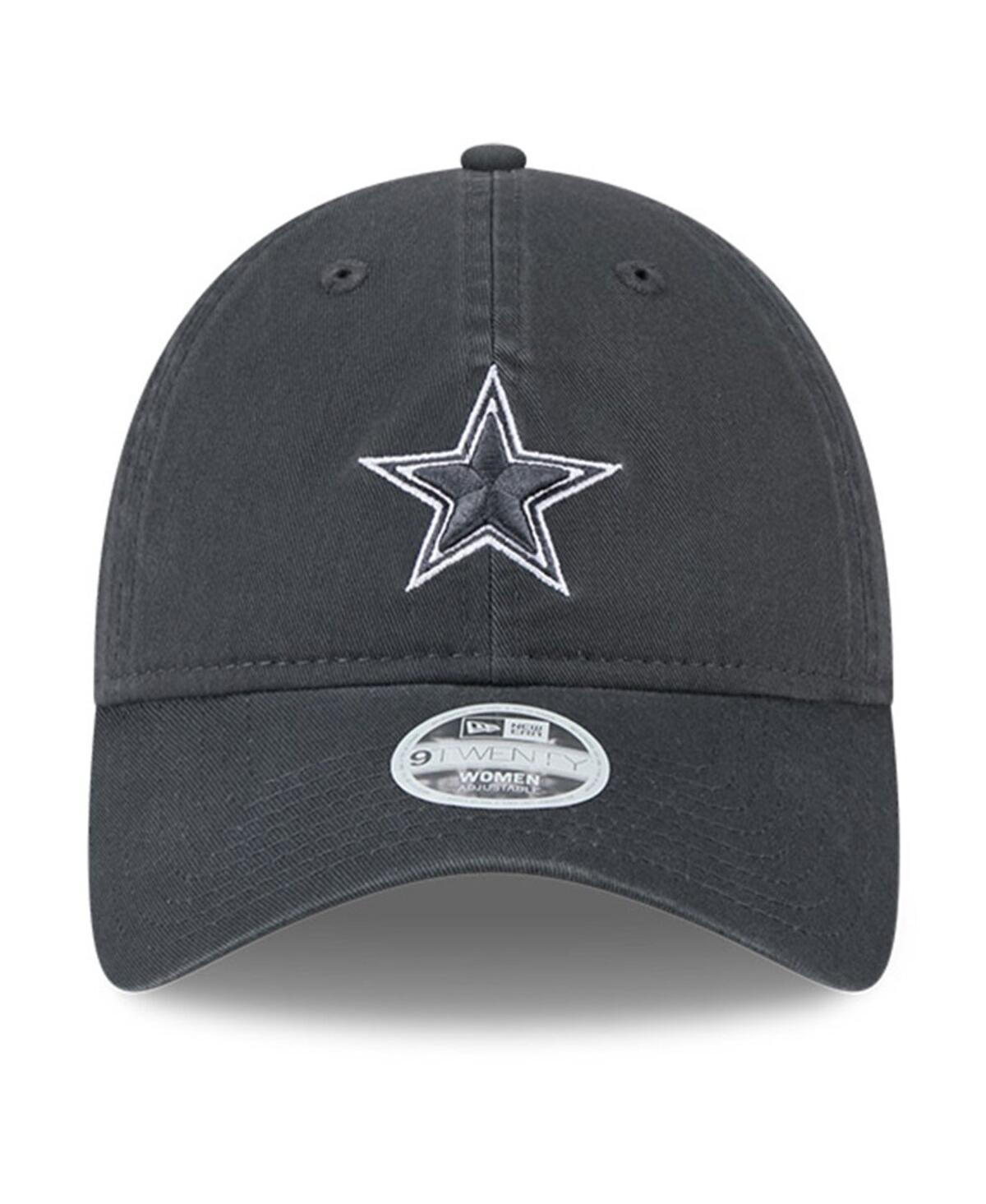 Shop New Era Women's Graphite Dallas Cowboys 2024 Salute To Service 9twenty Adjustable Hat