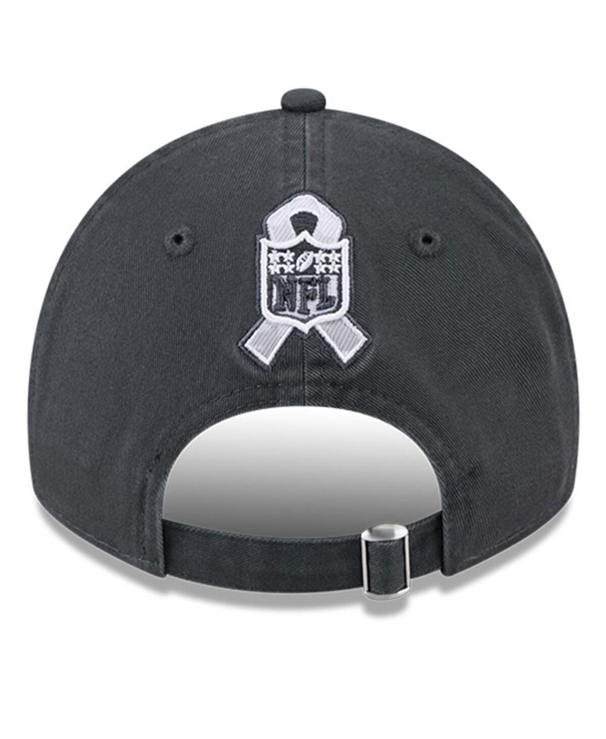 Shop New Era Women's Graphite Dallas Cowboys 2024 Salute To Service 9twenty Adjustable Hat