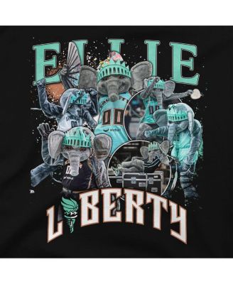 Men's and Women's Black New York Liberty Ellie Crossroads T-Shirt