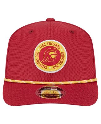 Men's Crimson USC Trojans COOLERA 9SEVENTY Rope Stretch-Snap Hat