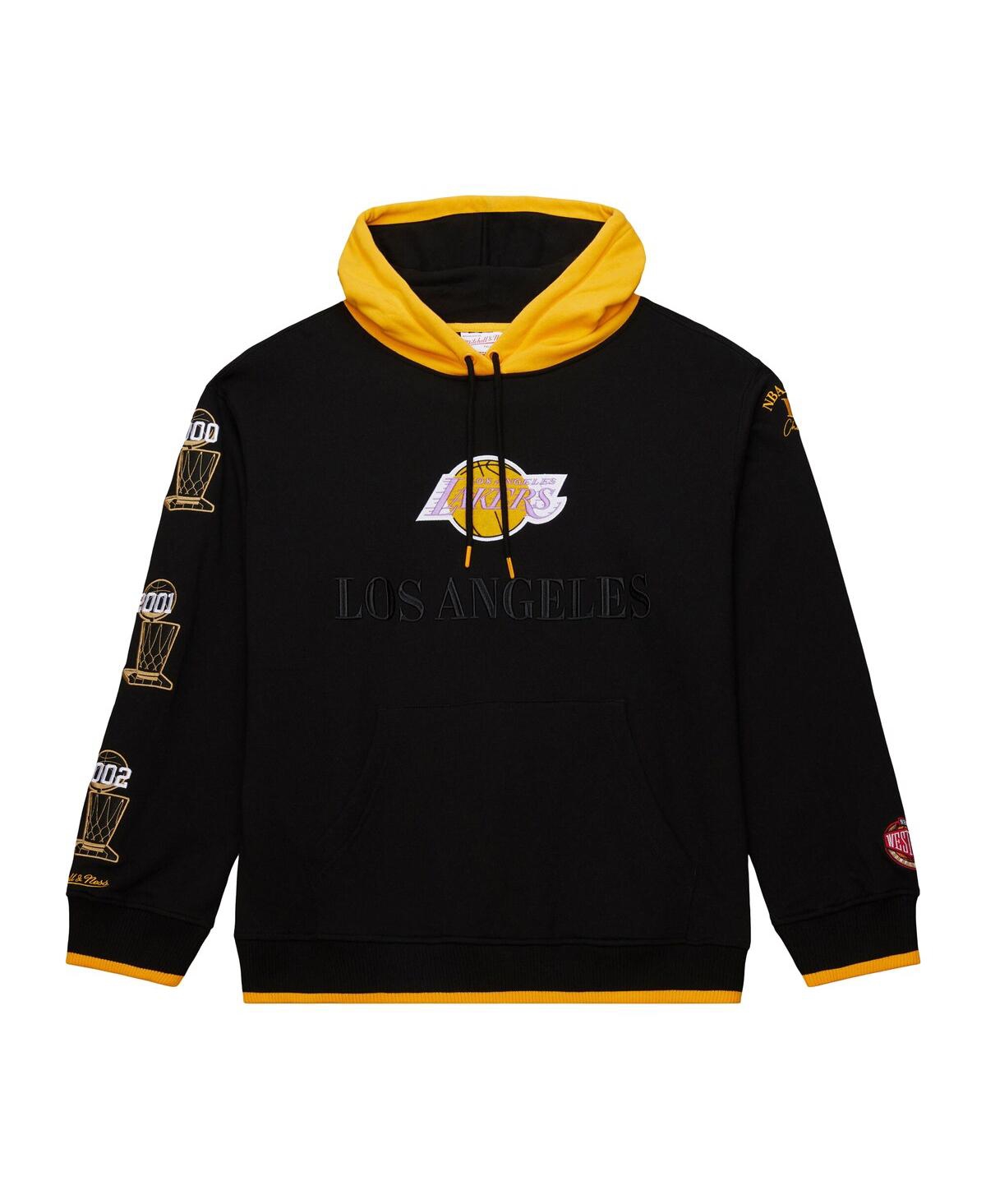 Mitchell & Ness Men'sLos Angeles Lakers Hardwood Classics Team Og 3.0 Pullover Hoodie - Black