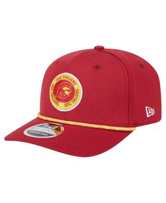 Men's Crimson USC Trojans COOLERA 9SEVENTY Rope Stretch-Snap Hat