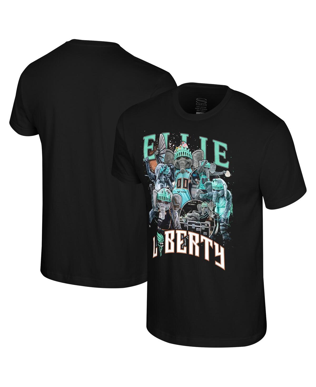 Men's and Women's Black New York Liberty Ellie Crossroads T-Shirt - Black