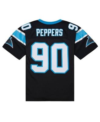Men's Julius Peppers Black Carolina Panthers Big Tall 2003 Alternate Legacy Retired Player Jersey