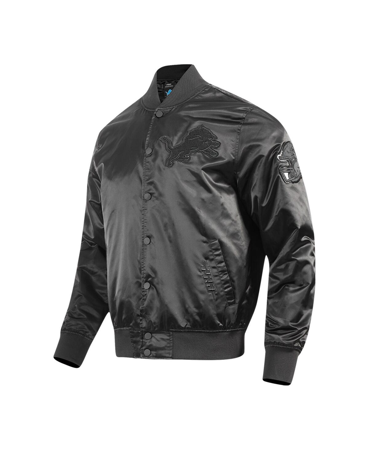 Pro Standard Men's Aidan HutchinsonDetroit Lions Player Full-Snap Jacket - Black