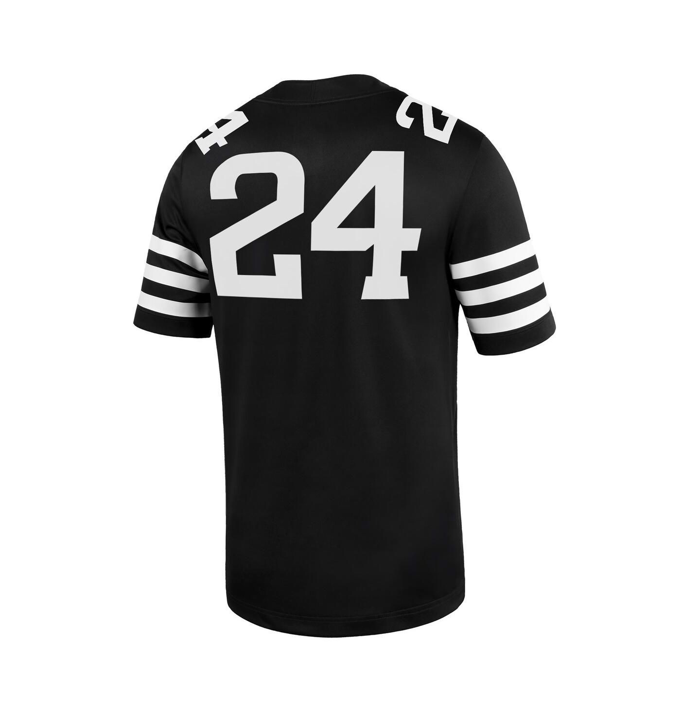 Мужской топ Nike 24 Black Iowa State Cyclones Alternate Game Jersey — фото 3