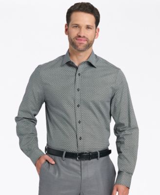 Men's Modern-Fit Floral Mosaic Dress Shirt