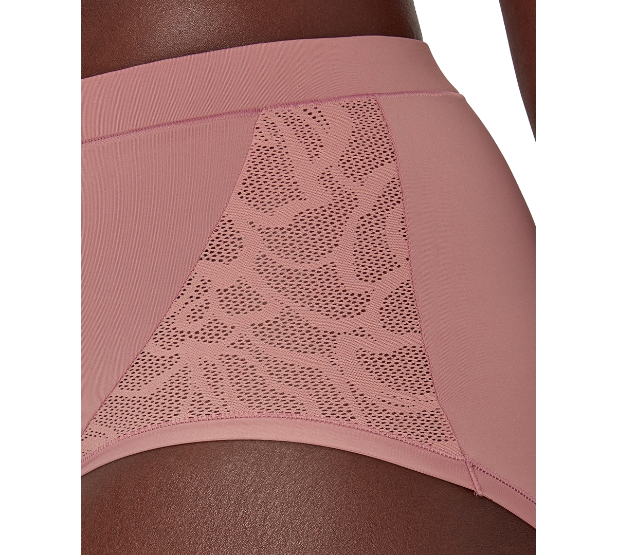 Bali 's Women's Coolest Smoothing High-waist Brief Underwear Dfcsbf In Smokey Purple Mauve Rfk
