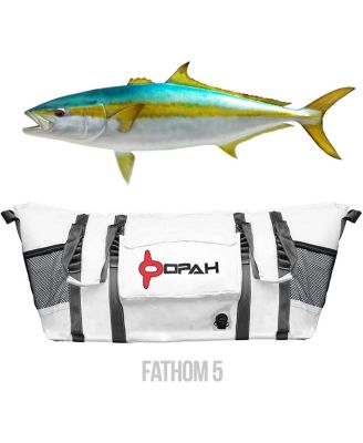 Fathom 5 Insulated Fishing Cooler Bag, Yellowtail 58"L x 18"W x 24"H, Leak Proof, UV Resistant, Marine Grade Vinyl