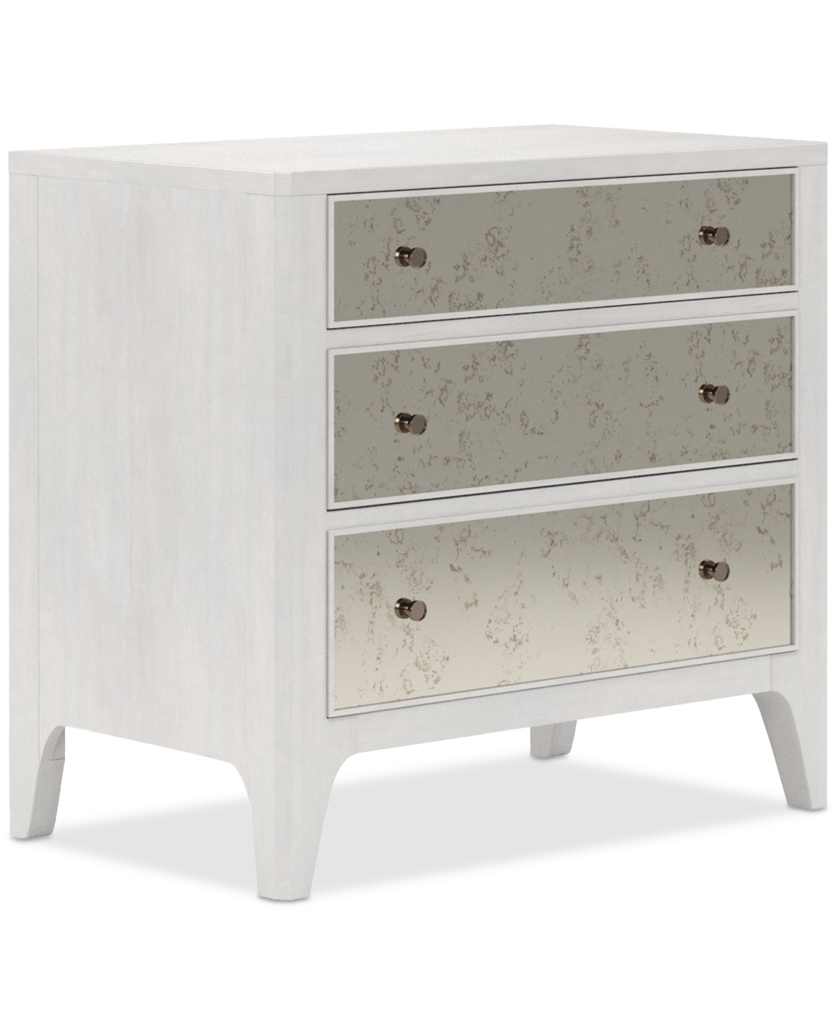 Macy's Mezzanine Nightstand In Light Grey