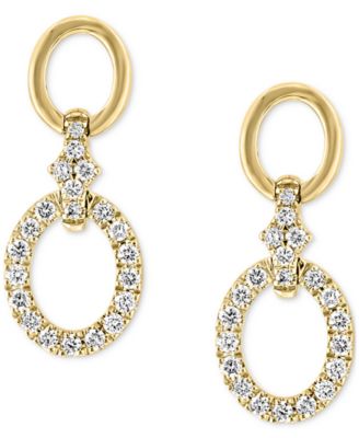 Diamond Drop Earrings (1/2 ct. t.w.) in 14k Yellow Gold
