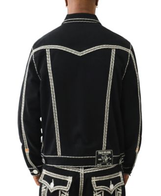 True Religion Men's Jimmy Super Q Topstitched Jacket - Macy's