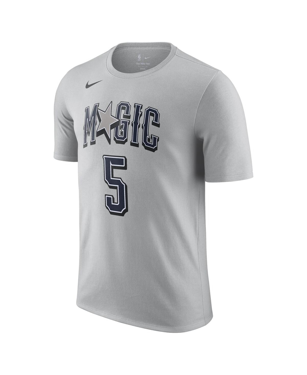 Nike Men'sPaolo Banchero Orlando Magic 2024/25 City Edition Name Number T-Shirt - Silver