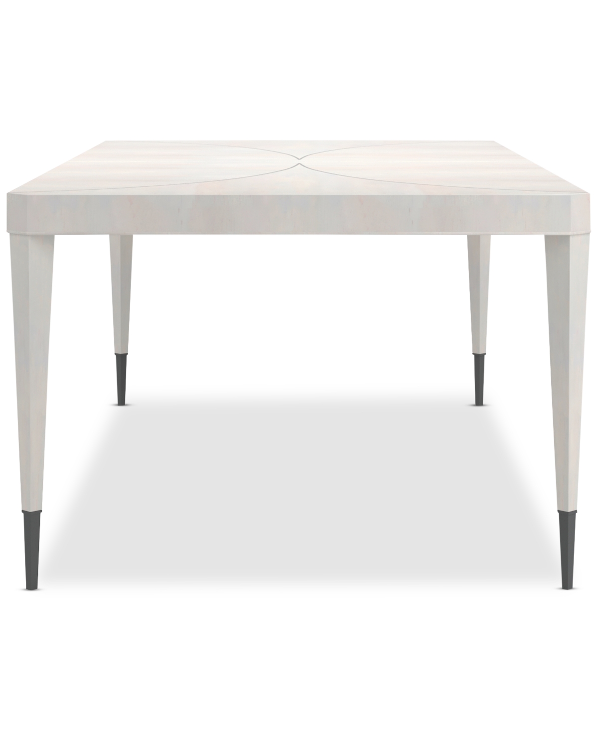 Macy's Mezzanine Rectangular Dining Table In Light Grey