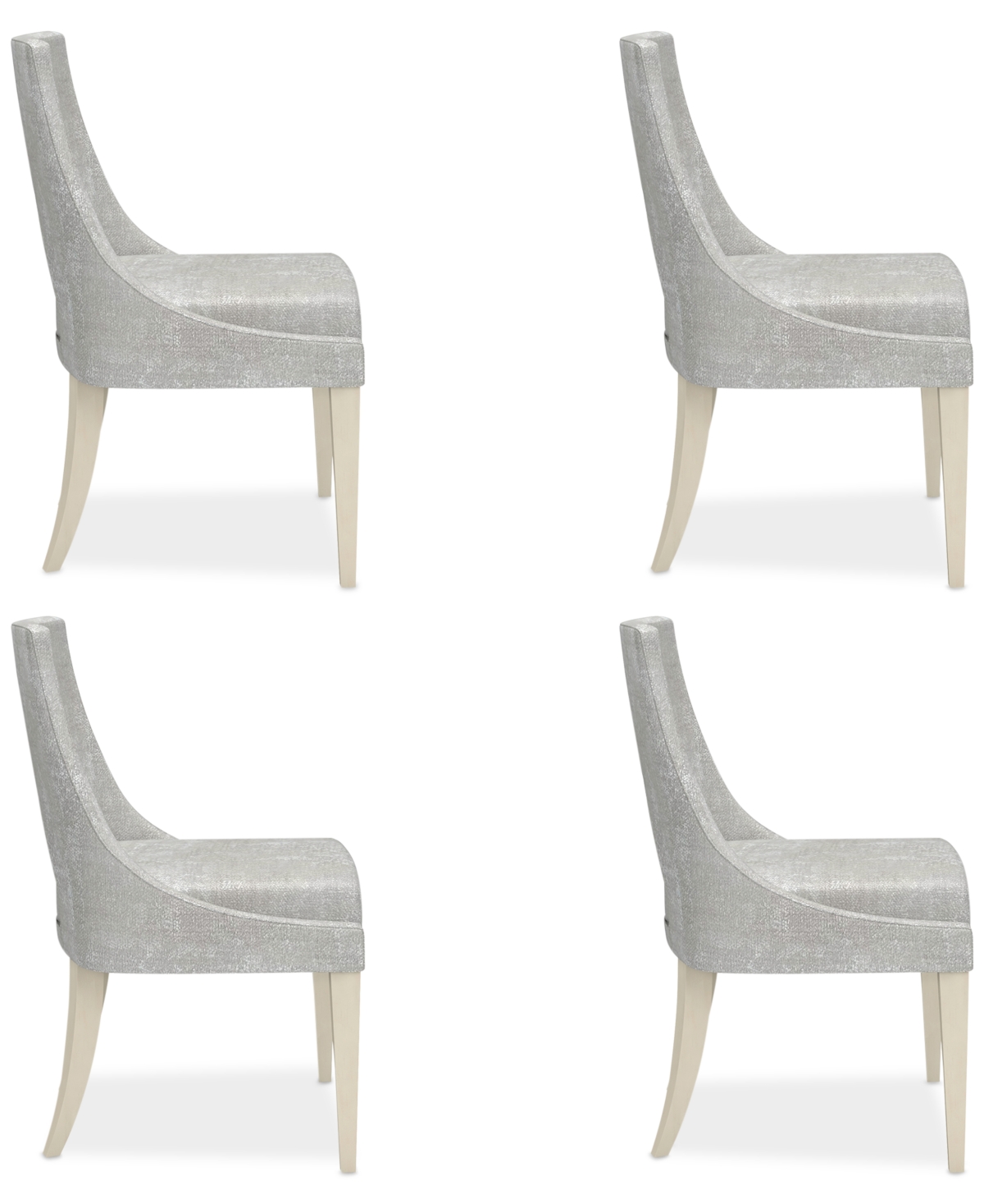 Macy's Mezzanine 4-pc. Side Chair Set In No Color