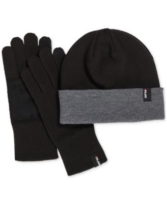 Pajar - Men's 2-Pc. Set Rossland Reversible Beanie Hat & Gloves