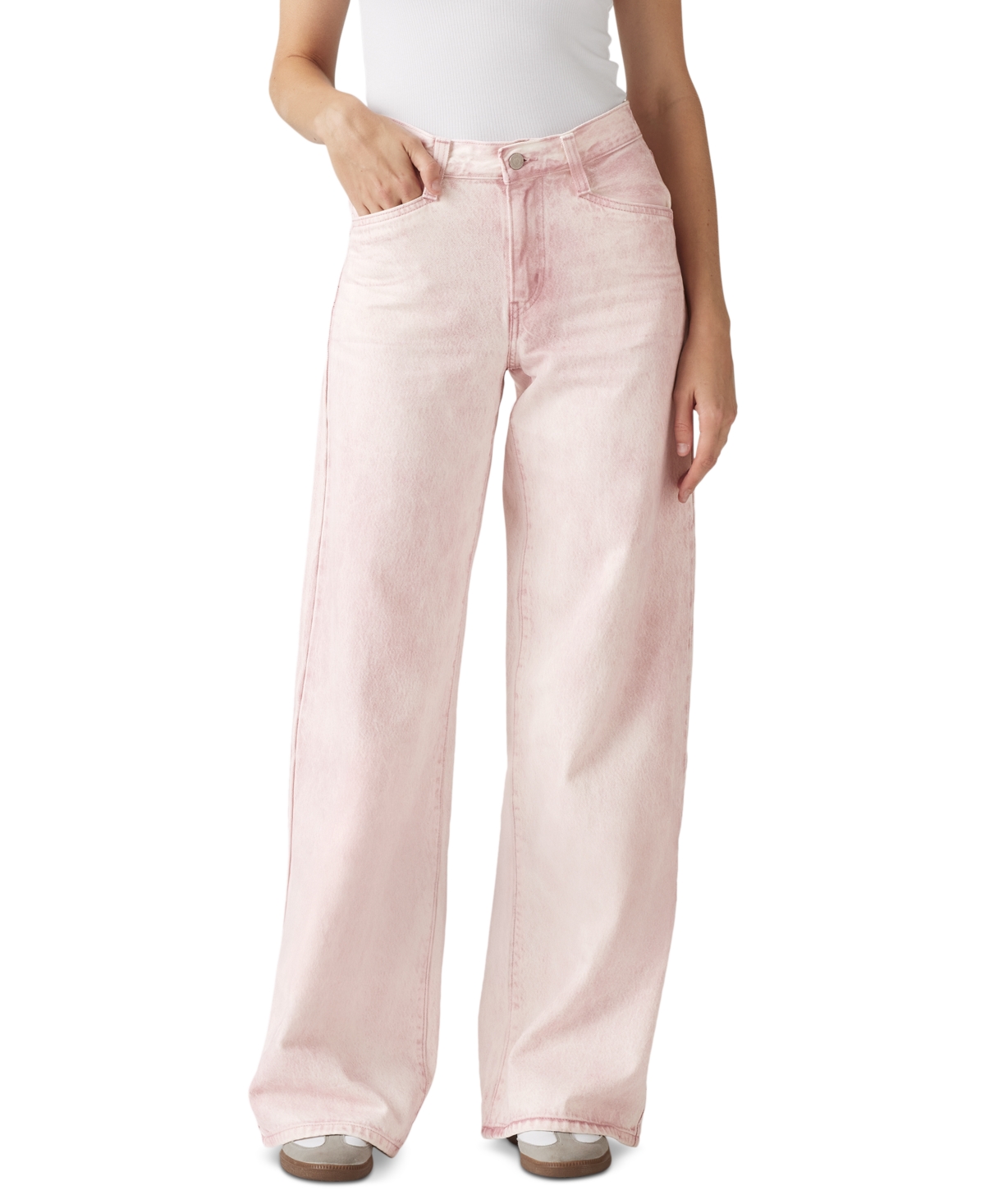 Levi's Women's '94 Baggy Wide-leg Relaxed-fit Denim Jeans In Cloudy Pale Mauve