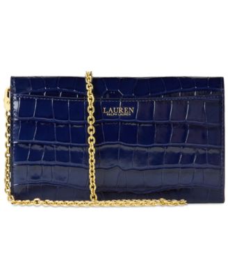 Adair Croc-Embossed Leather Small Crossbody