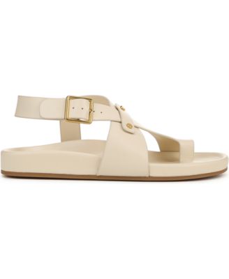 Blair Toe Loop Round Toe Buckle Flat Sandals