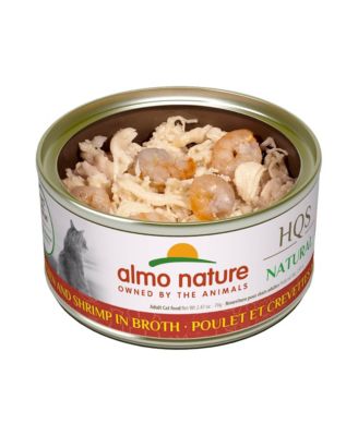 HQS Natural Cat 24pk (2.47oz): Chicken & Shrimp In Broth