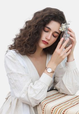 Woman Watch 30mm Mother-of-pearl dial 60 pearls, Victoria Hyde