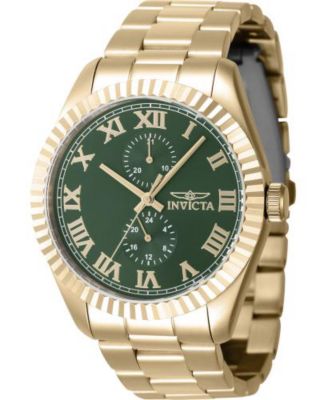 Men's 47430 Specialty Quartz Multifunction Green Dial Watch