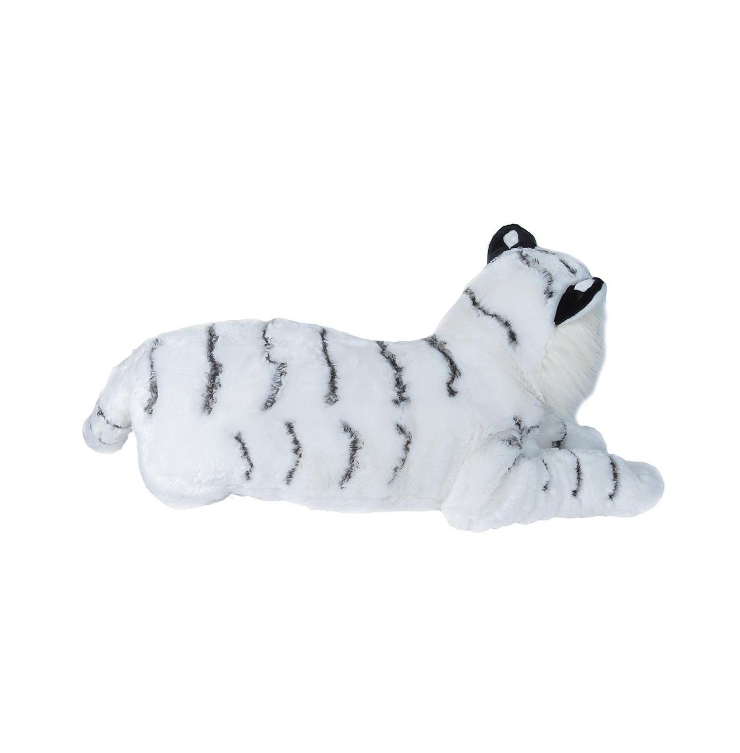 Детская мягкая игрушка Wild Republic Cuddlekins Jumbo White Tiger 30" Stuffed Animal — фото 2