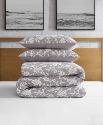 CLOSEOUT! Fiora Floral 3-Pc. Duvet Cover Set, King