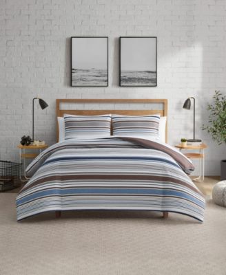 Monterey Stripe 3-Pc. Duvet Cover Set, Full/Queen