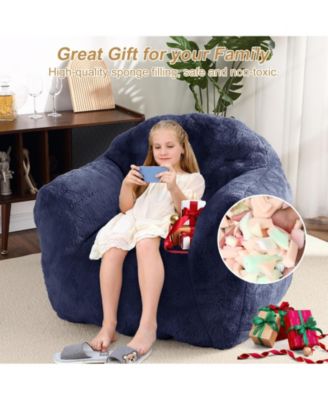 Bean Bag Chair, 39" Bean Bag Couch with Armrests